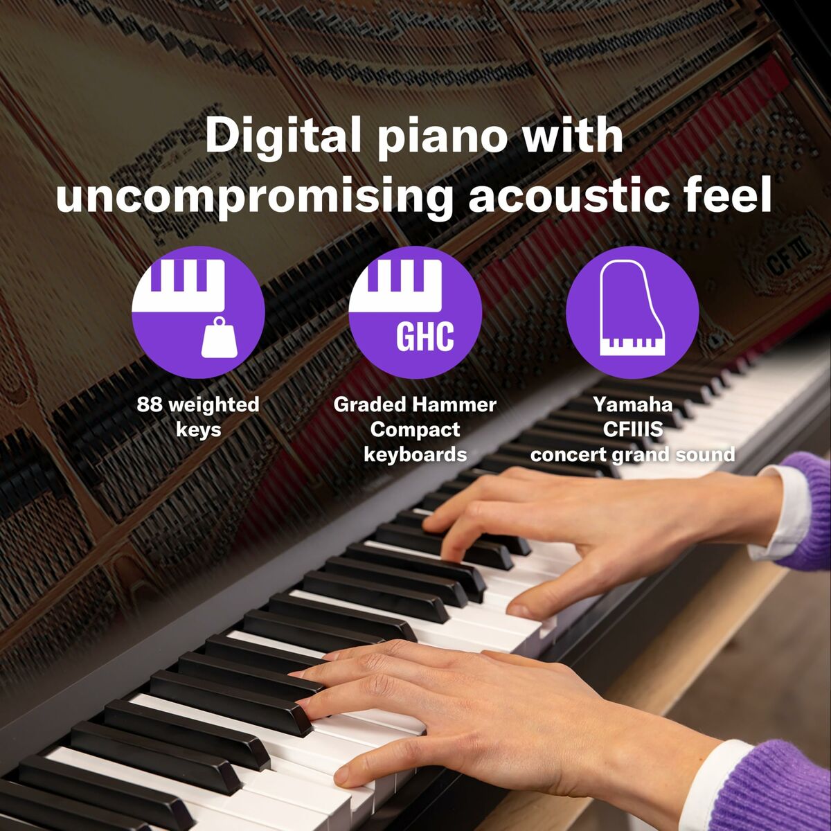 Teclado YAMAHA P-145BT - 4
