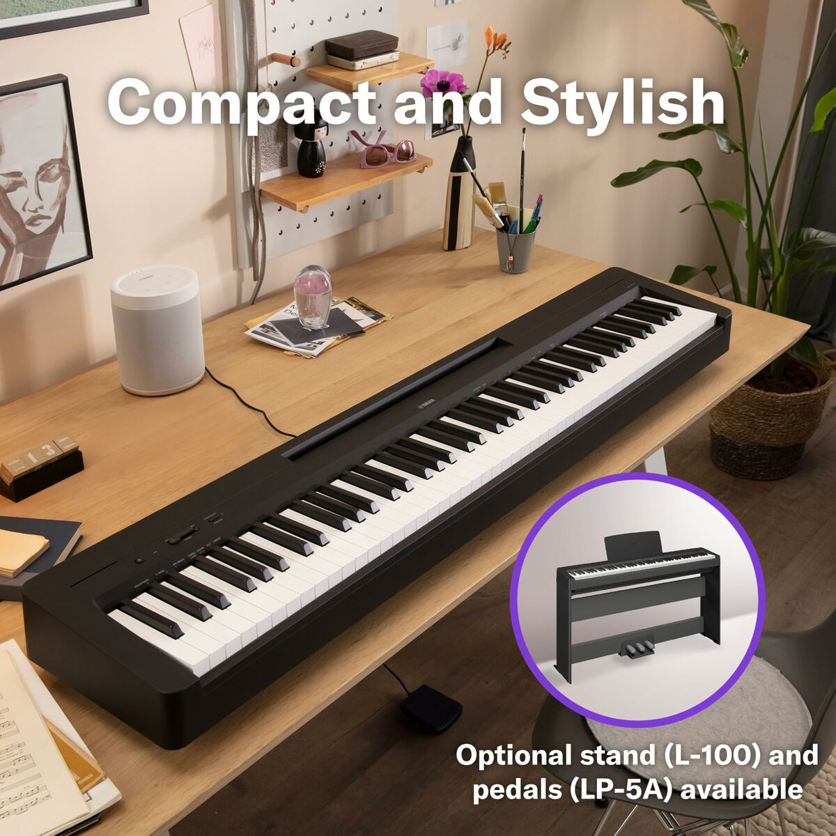 Teclado YAMAHA P-145BT - 5